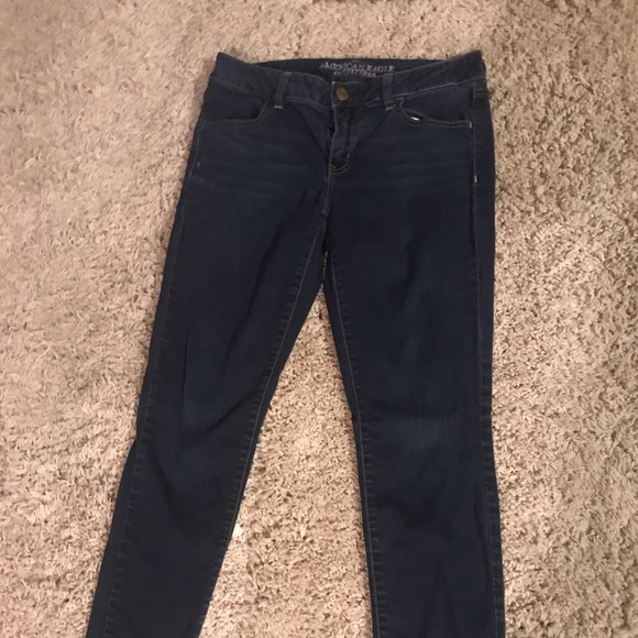 American Eagle Dark Wash Skinny Jeans - Picture 2 of 2